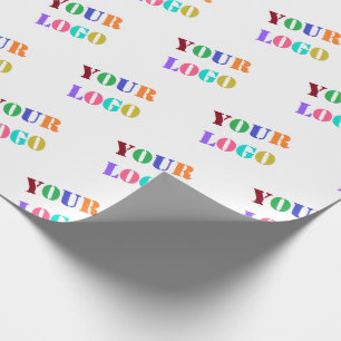 Custom Logo Photo Promotional Personalized Modern Wrapping Paper