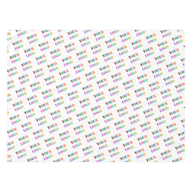 Custom Logo Photo Promotional Tablecloth  (Front (Horizontal))