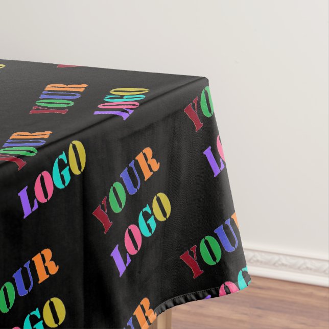 Custom Logo Photo Tablecloth - Company Promotional (In Situ)
