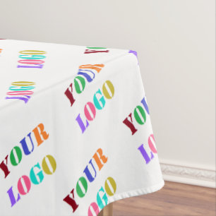 Custom Logo Photo Tablecloth - Promotional Company