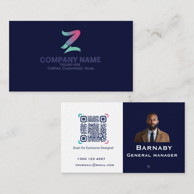 Custom Logo Professional Business Card Corporate (Front/Back)