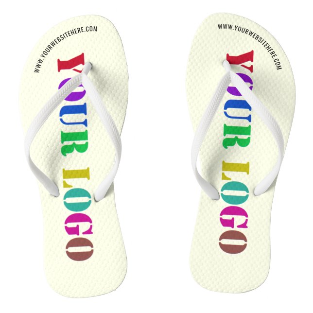 Custom Logo Promotional Business Flip Flops (Footbed)