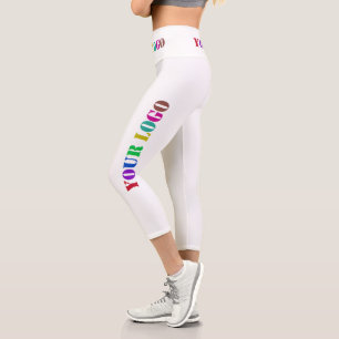 Custom Logo Promotional Business Personalized Capri Leggings