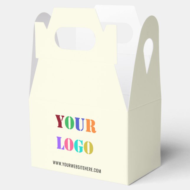 Custom Logo Promotional Business Personalized - Favor Box (Opened)
