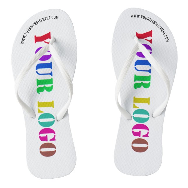 Custom Logo Promotional Business Personalized Flip Flops (Footbed)