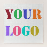 Custom Logo Promotional Business Personalized  Jigsaw Puzzle<br><div class="desc">Custom Logo Business Personalized  - Add Your Logo / Image - Resize and move elements with customization tool. Choose / add your favourite background colour !</div>