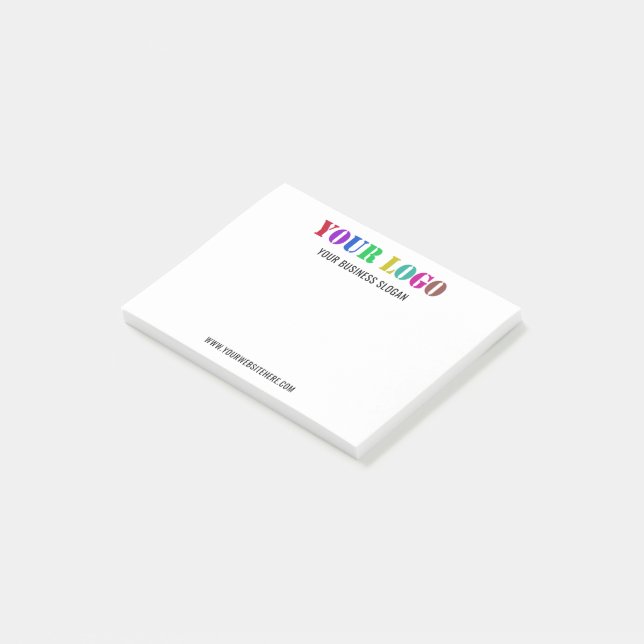 Custom Logo Promotional Business Personalized - Post-it Notes (Angled)