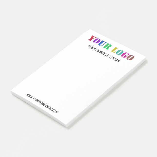 Custom Logo Promotional Business Personalized  Post-it Notes (Angled)