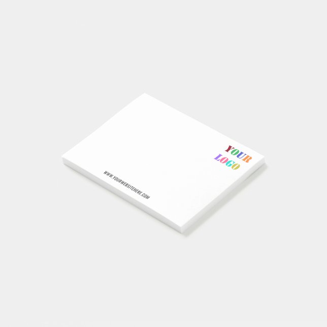 Custom Logo Promotional Business Personalized - Post-it Notes (Angled)