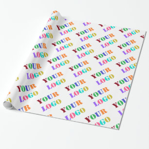 Custom Logo Promotional Business Personalized - Wrapping Paper
