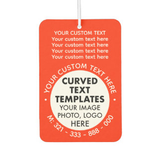 Custom Logo Promotional RED Car Air Freshener