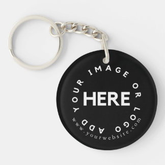 Custom Logo Promotional Simple Business Branding Keychain