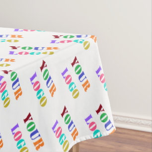 Custom Logo Promotional Tablecloth - Your Colors