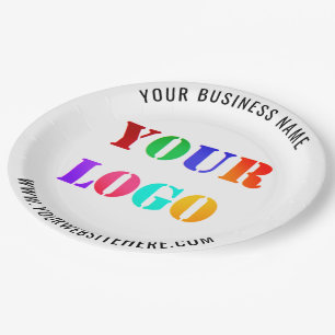 Custom Logo Promotional Your Business Paper Plates