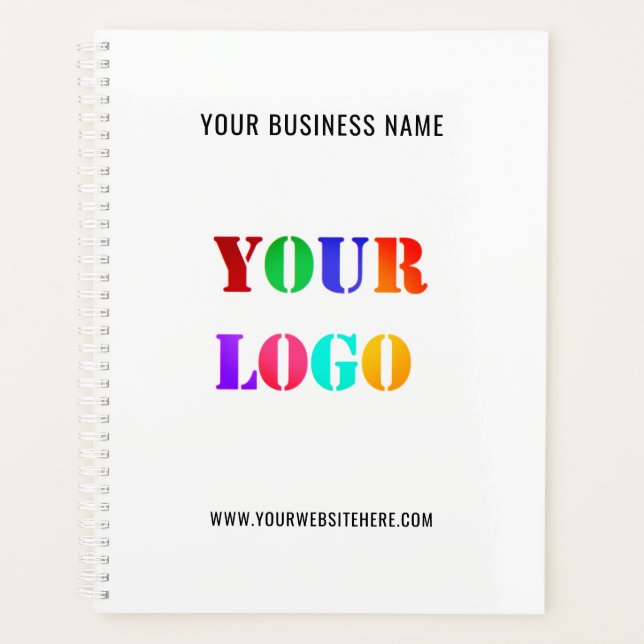 Custom Logo Promotional Your Business Personalized Planner (Front)