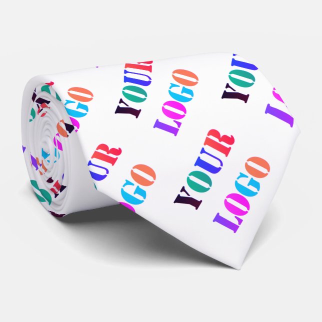 Custom Logo Promotional Your Business Personalized Tie (Rolled)
