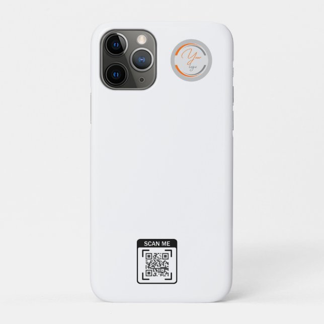 Custom Logo QR Code Business  Case-Mate iPhone Case (Back)