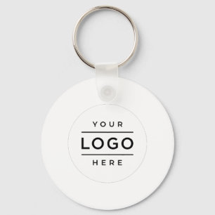 Custom Logo & QR Code Business Keychain