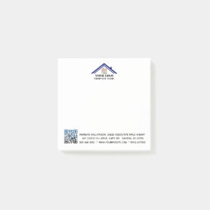 Custom Logo QR Code  Post-it Notes