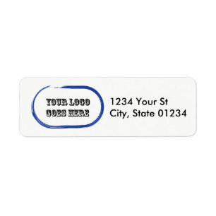 Custom Logo Return Address Labels