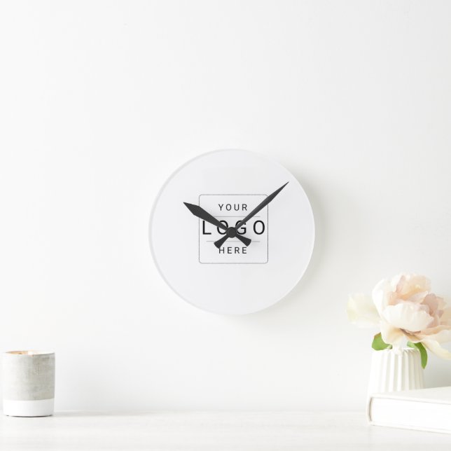 Custom Logo Round Clock (Home)