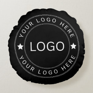 Custom Logo Round Pillow