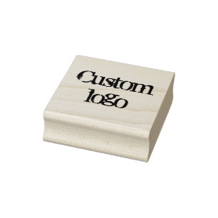Custom logo rubber stamp, brand your business, rubber stamp