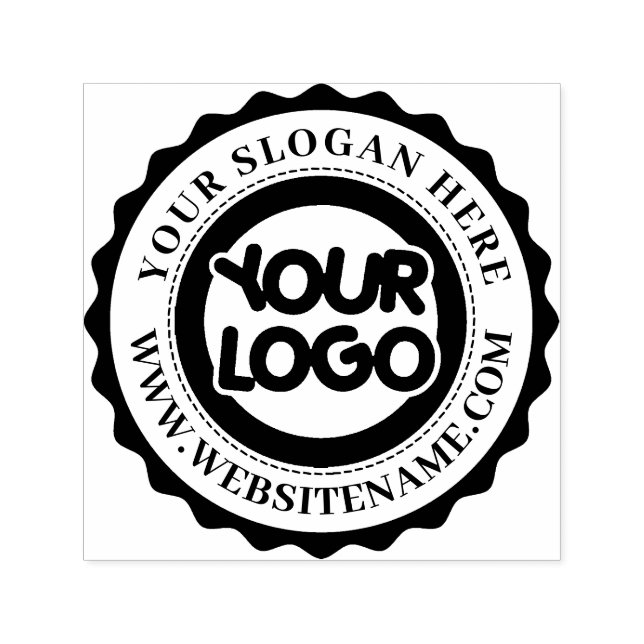 Custom Logo Rubber Stamp – Personalized (Design)