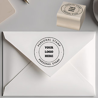 Custom Logo Rubber Stamp Personalized Branding