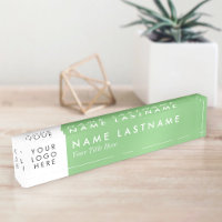 Custom Logo Sage Green Pastel Modern