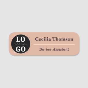 Custom Logo Salon Staff Magnetic Name Tag
