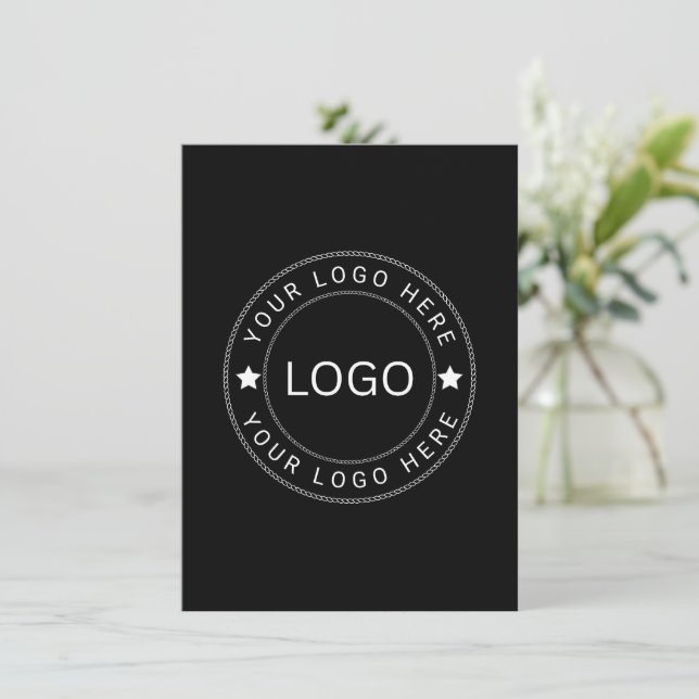 Custom Logo Save The Date (Standing Front)