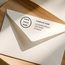 Custom Logo Self-Inking Stamp - Fast-Dry Ink
