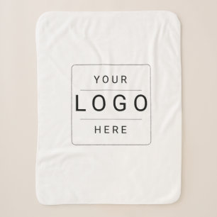 Custom Logo Sherpa Blanket