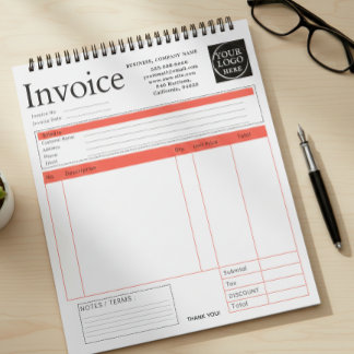 Custom Logo Small Business Invoice Sales Receipt P Notepad
