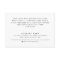Custom logo social media business thank you card