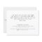 Custom logo social media elegant thank you card