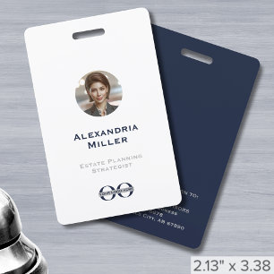 Custom Logo Staff Photo Identification Badge