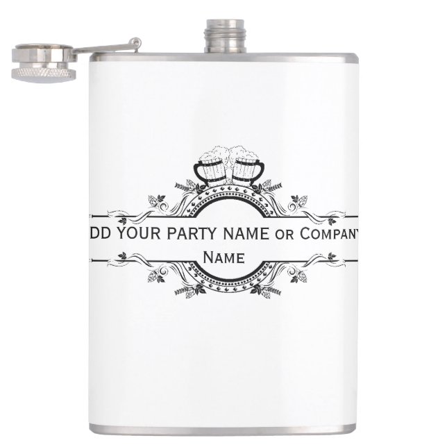 Custom Logo Stemless Wine Flask (Opened)
