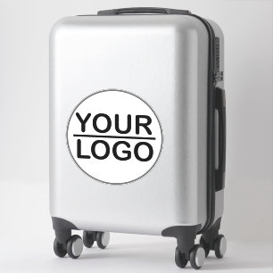 Custom logo suitcase business sticker