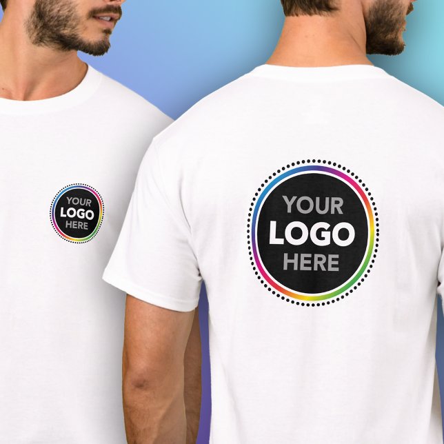 Custom Logo T-Shirt - Front and Back Placement (Creator Uploaded)