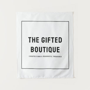 Custom Logo Table Banner for Craft Fair Booth Tapestry