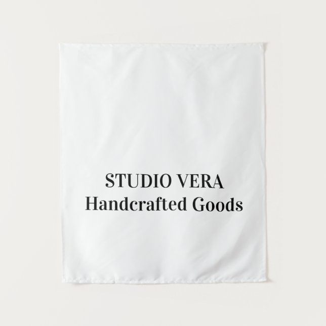 Custom Logo Table Runner for Vendor Booth Display Tapestry (Front)
