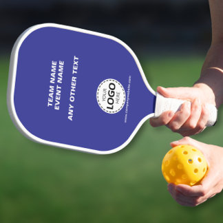 Custom Logo Team Event Blue Pickleball Paddle