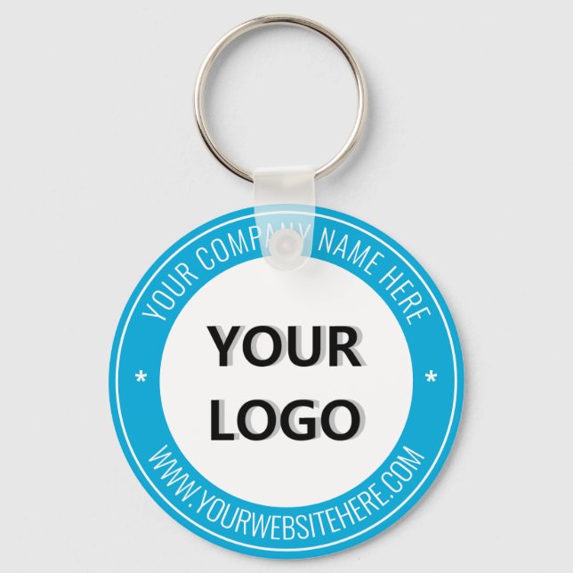 Custom Logo Text and Colours Keychain Promotional (Front)
