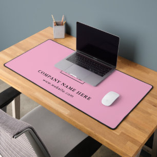Custom Logo Text Business Company Desk Mat