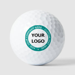 Custom Logo Text Info Colour Promotional Golf Ball