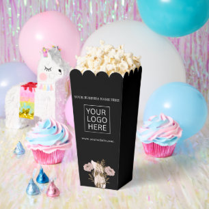 Custom Logo & Text Packaging popcorn Favor Box