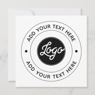 📝 Custom Logo & Text Personalized Business Event