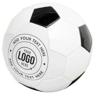 ⚽ Custom Logo & Text Personalized Team Promo Gear Soccer Ball